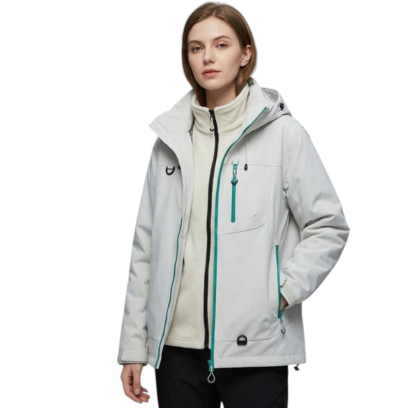 Chaqueta impermeable 3 en 1 mujer