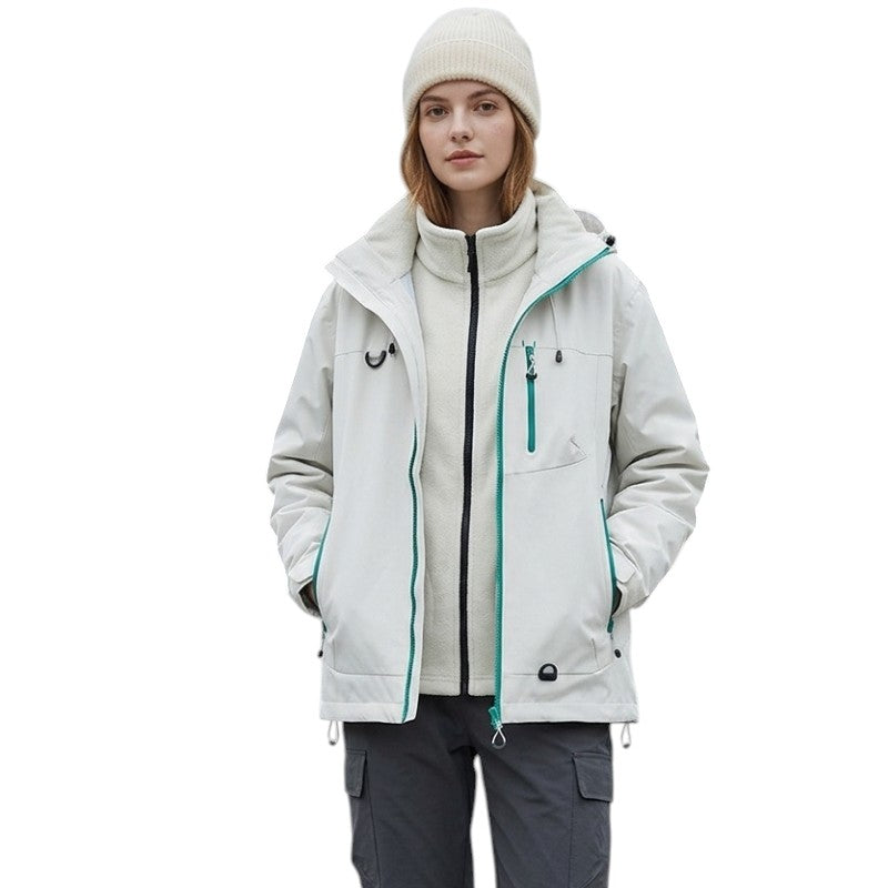 Chaqueta impermeable 3 en 1 mujer