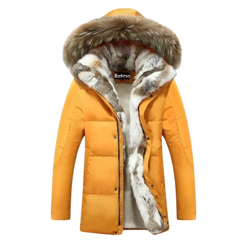 Chaqueta Plumas Larga Hombre