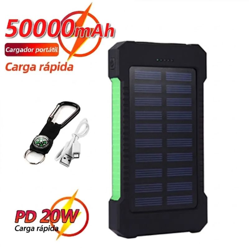 Cargador Solar Carga Rápida