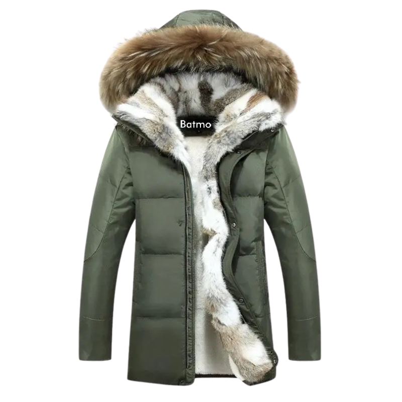 Chaqueta Plumas Larga Hombre