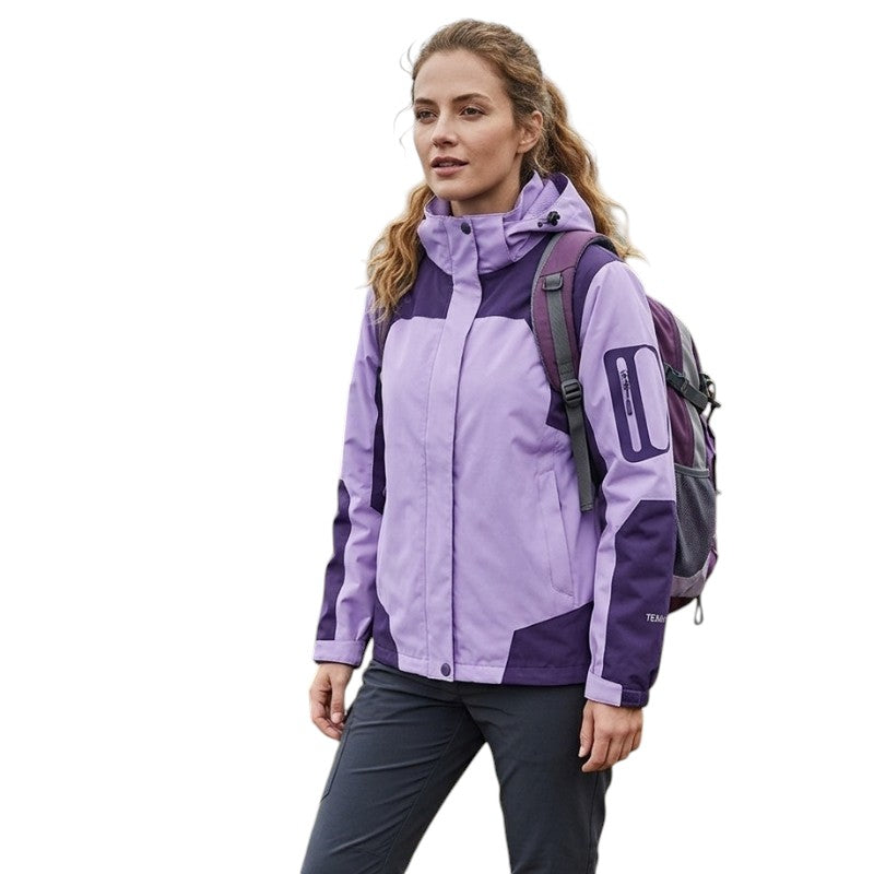 Chaqueta impermeable cortavientos mujer