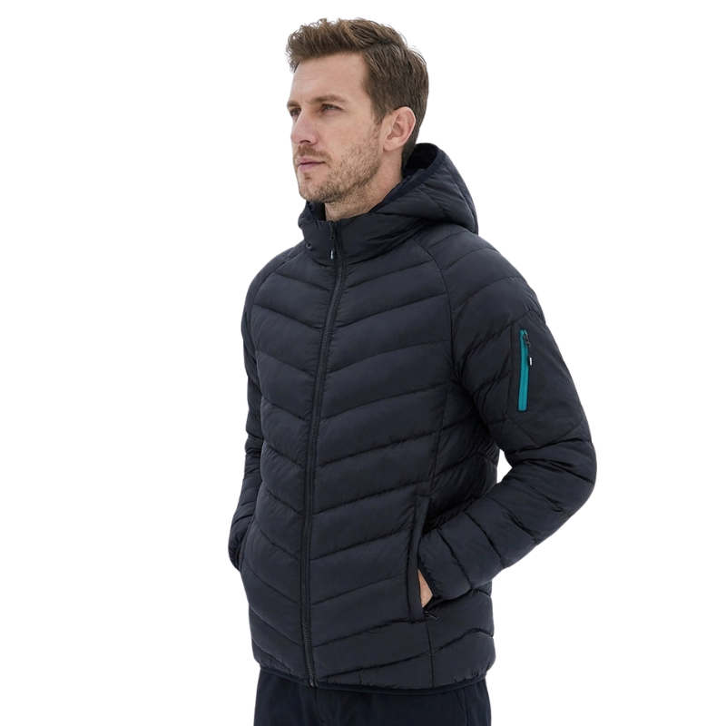 Chaqueta hombre plumas montaña