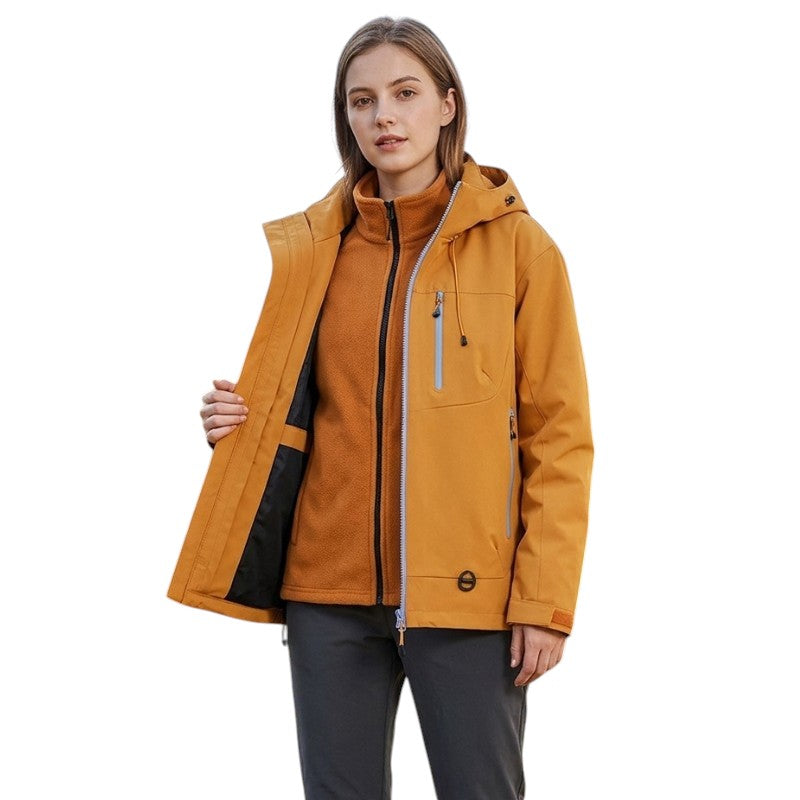 Chaqueta impermeable 3 en 1 mujer