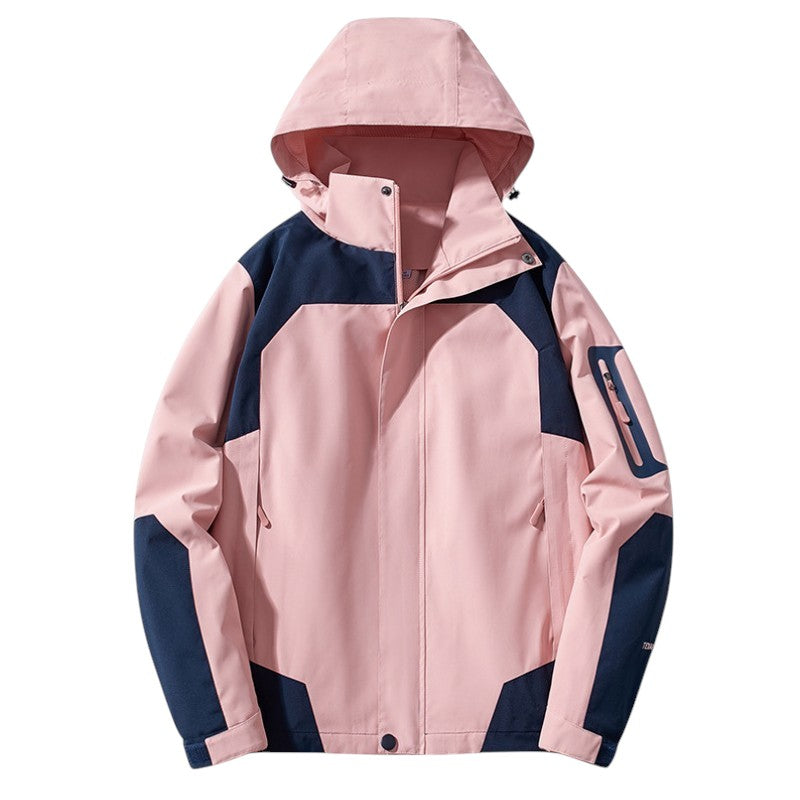Chaqueta impermeable cortavientos mujer