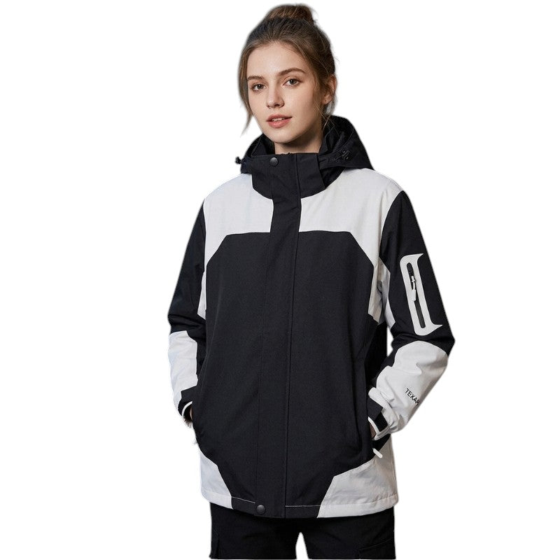 Chaqueta impermeable cortavientos mujer