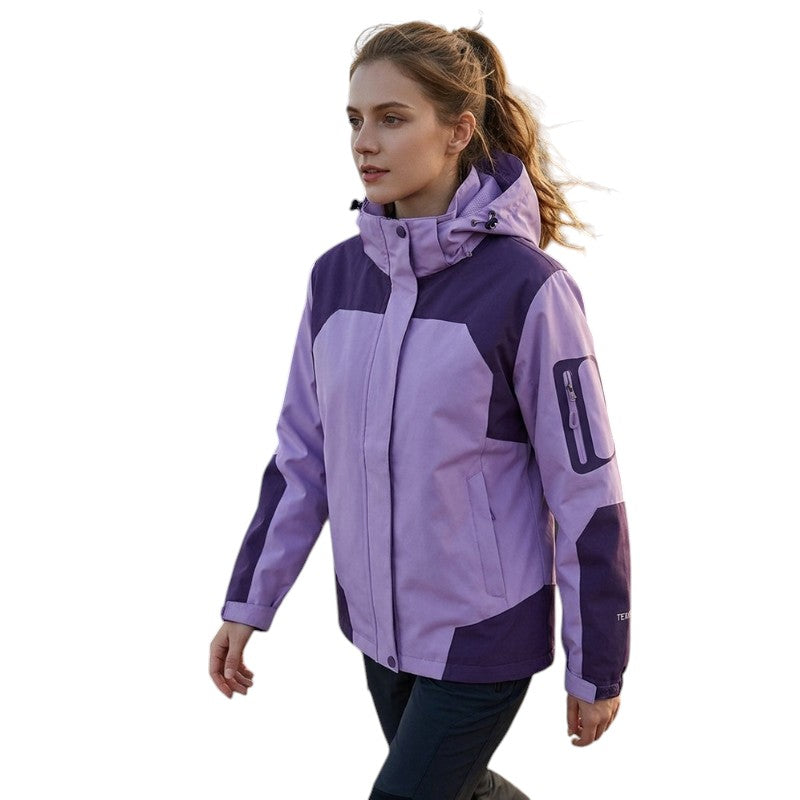 Chaqueta impermeable cortavientos mujer