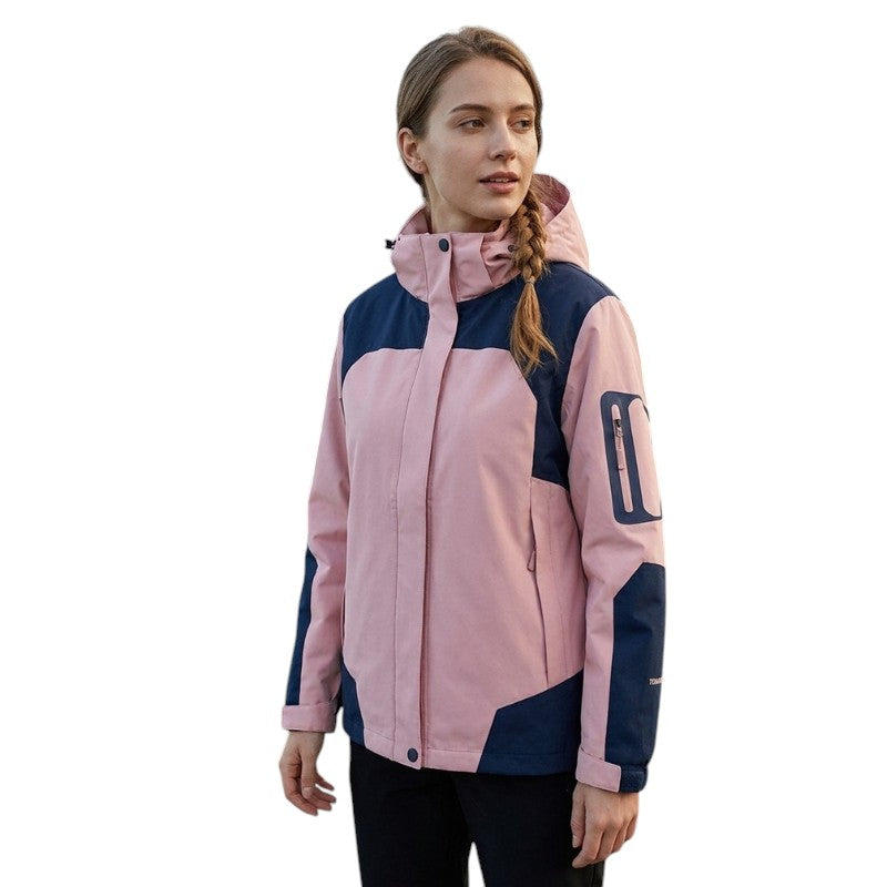 Chaqueta impermeable cortavientos mujer