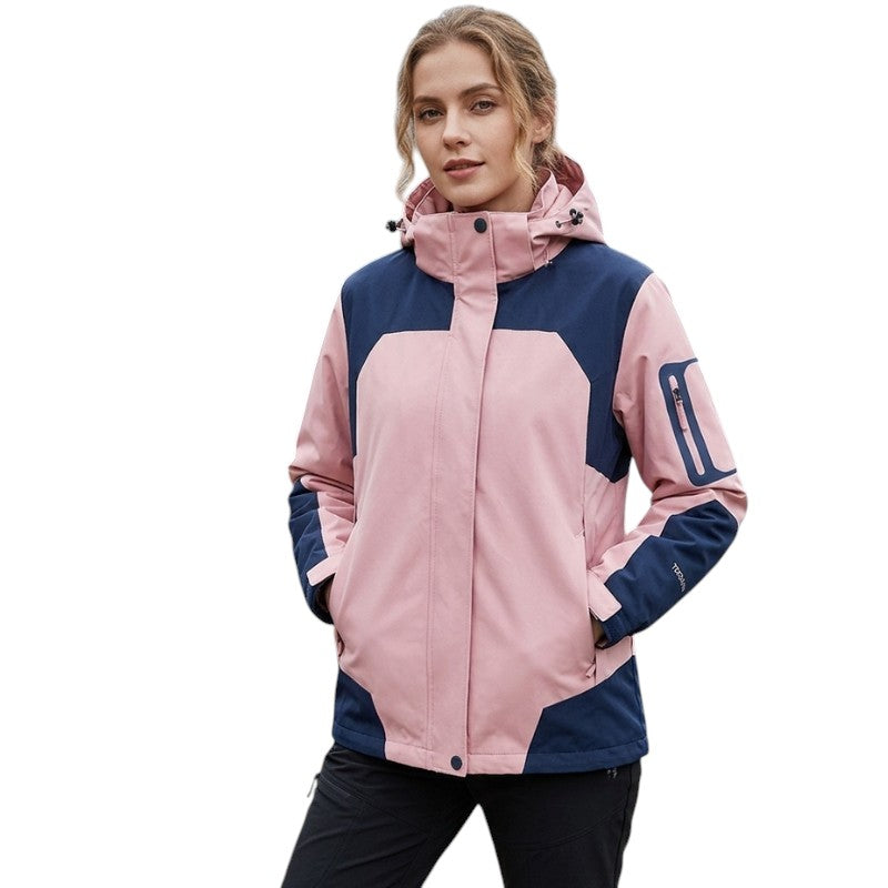 Chaqueta impermeable cortavientos mujer