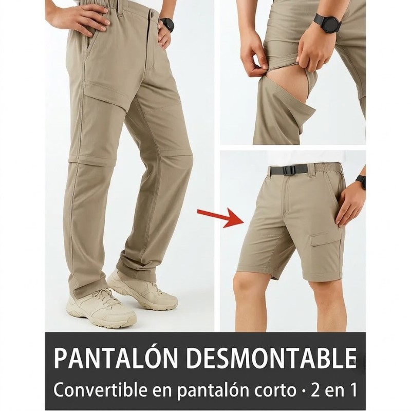 Pantalón Trekking Desmontable Hombre