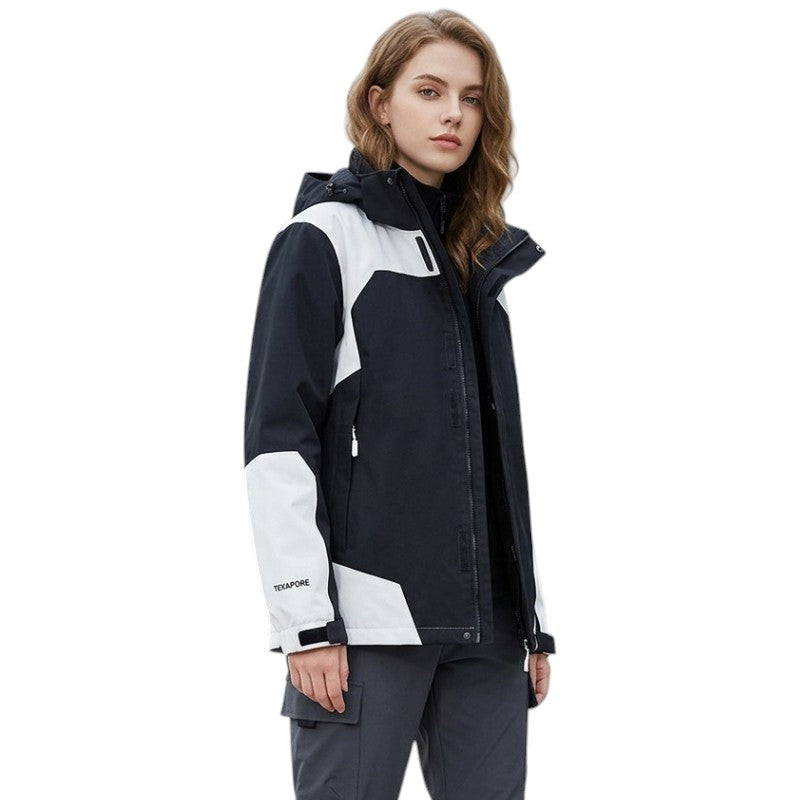 Chaqueta impermeable cortavientos mujer
