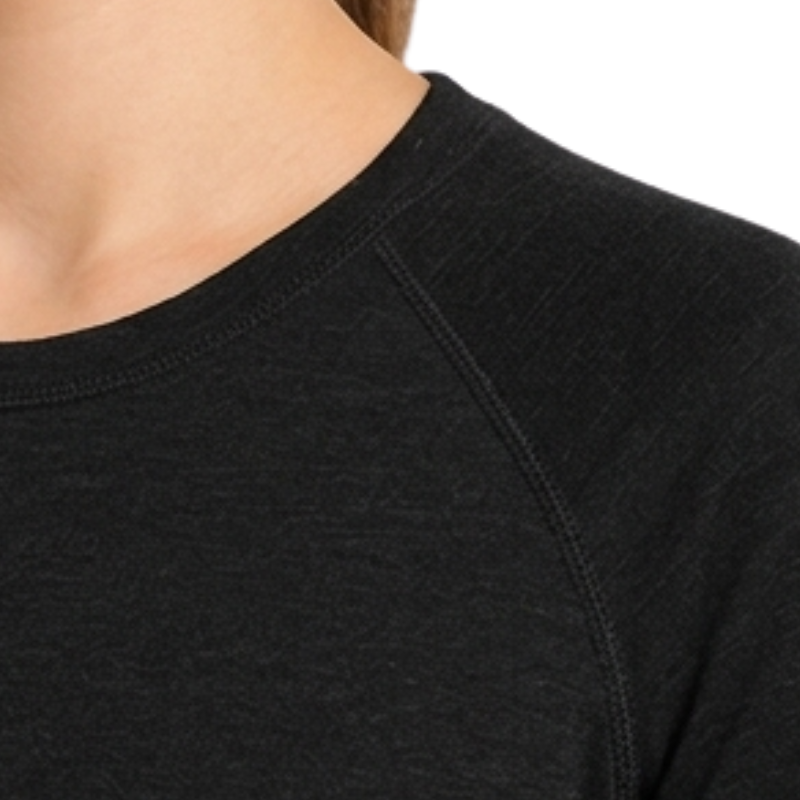 Camiseta manga larga lana merino mujer