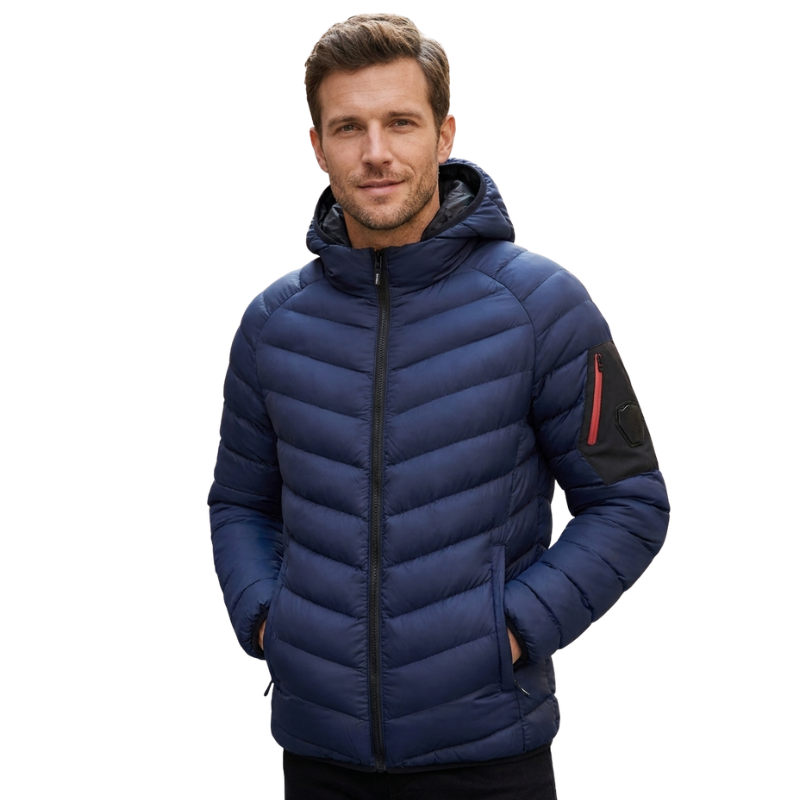 Chaqueta hombre plumas montaña