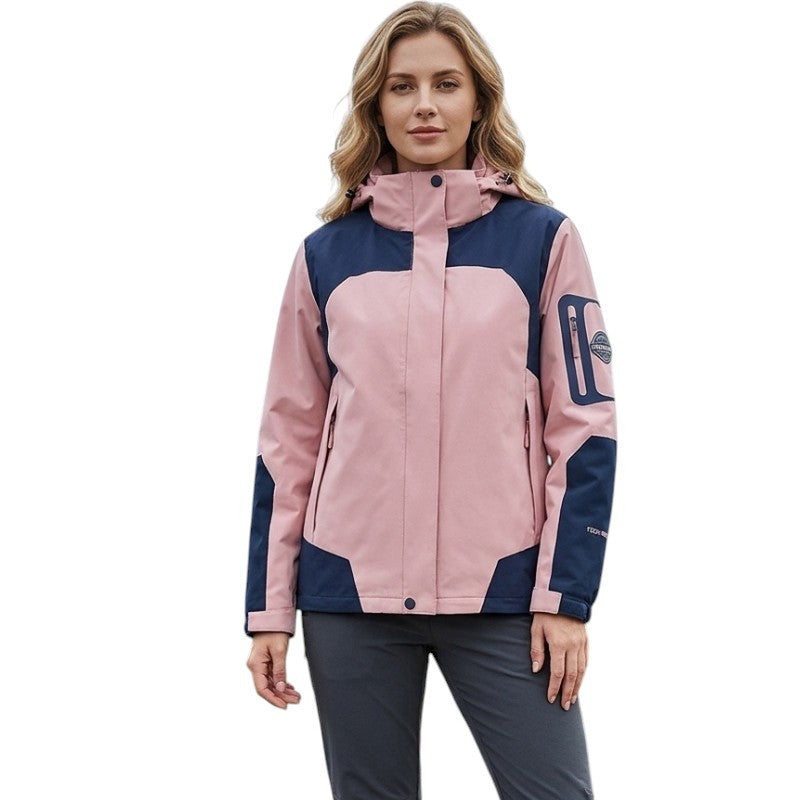 Chaqueta impermeable cortavientos mujer