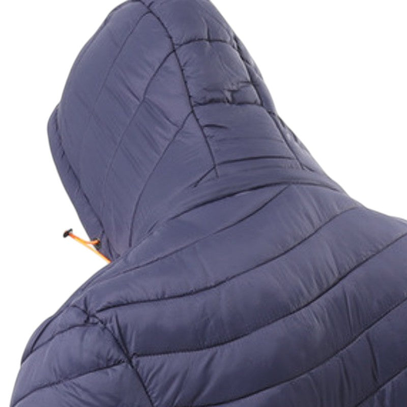 Chaqueta plumas hombre capucha desmontable