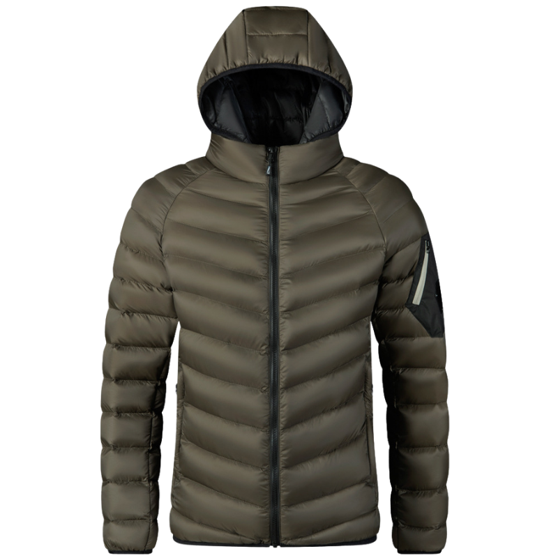 Chaqueta hombre plumas montaña
