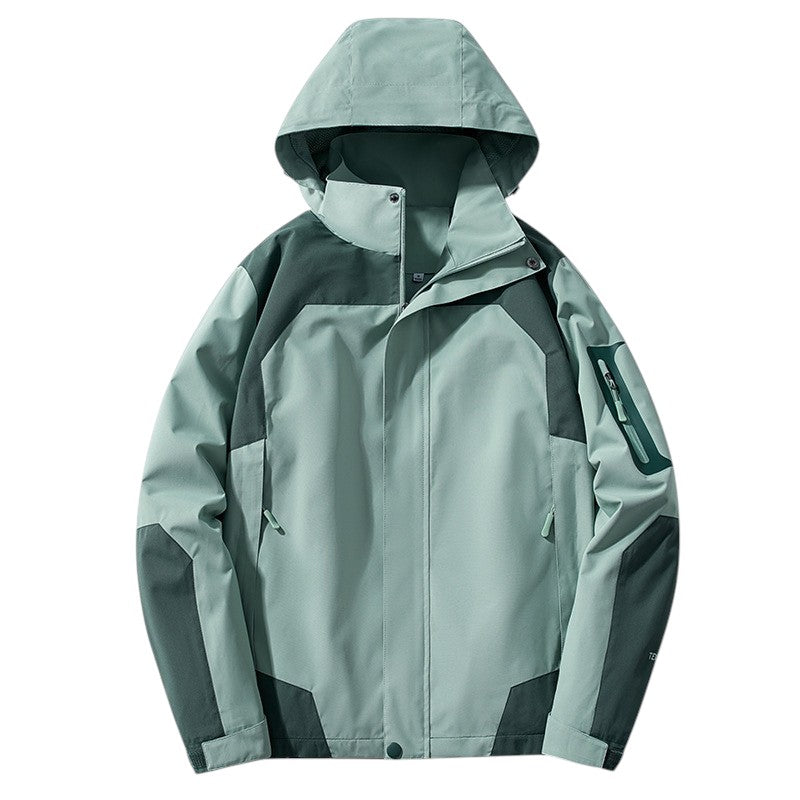 Chaqueta impermeable cortavientos mujer