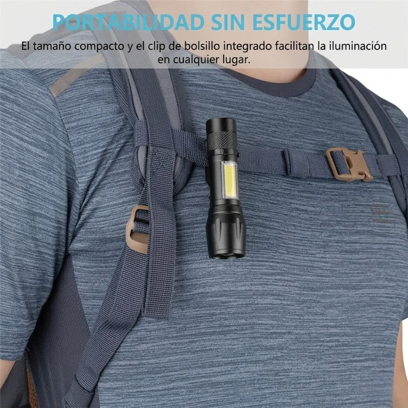 Linterna Led Usb Recargable