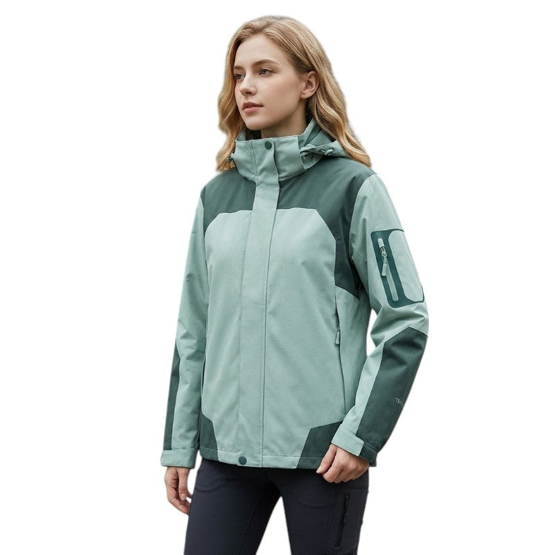 Chaqueta impermeable cortavientos mujer