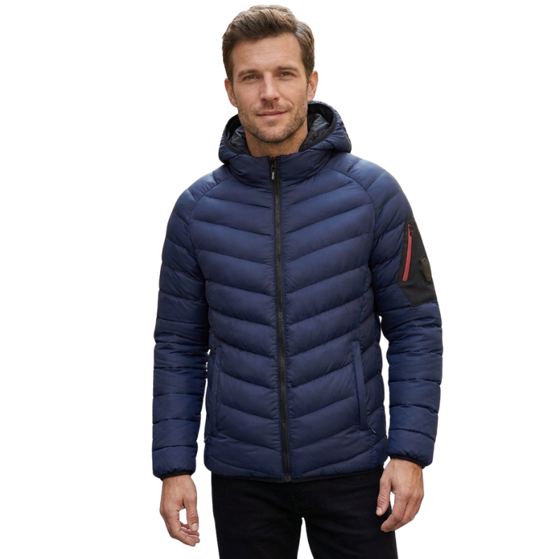 Chaqueta hombre plumas montaña
