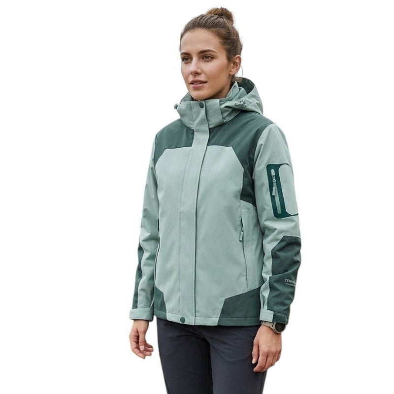 Chaqueta impermeable cortavientos mujer