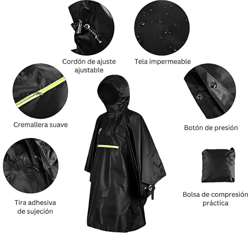 Poncho Impermeable Hombre