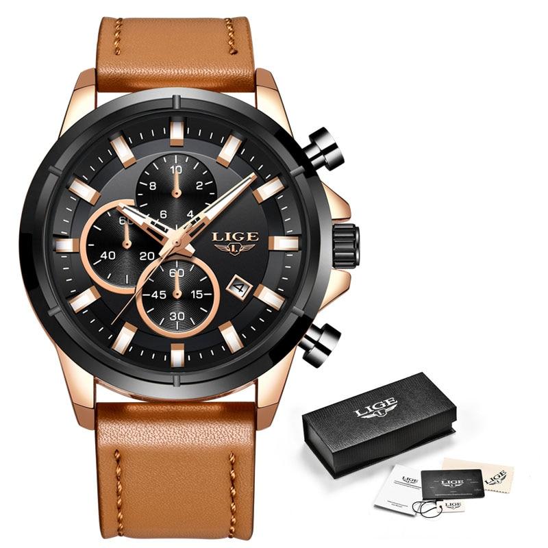 Analógico militar impermeable reloj led masculino