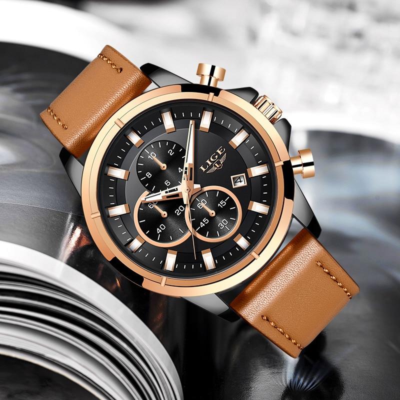 Analógico militar impermeable reloj led masculino