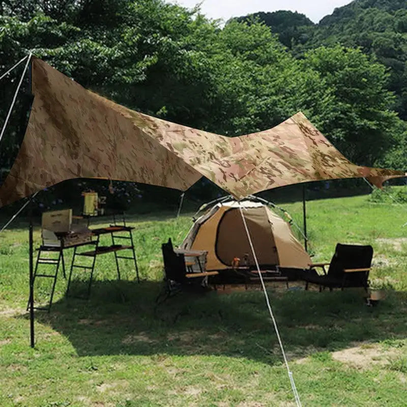 Bache camouflage pour pergola