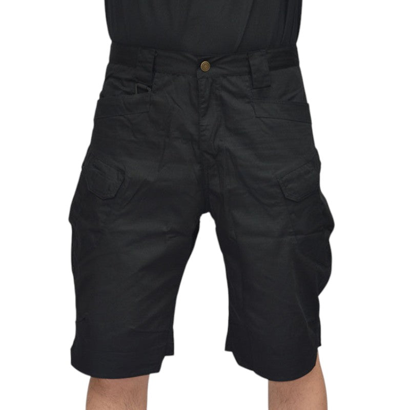 Black camo shorts