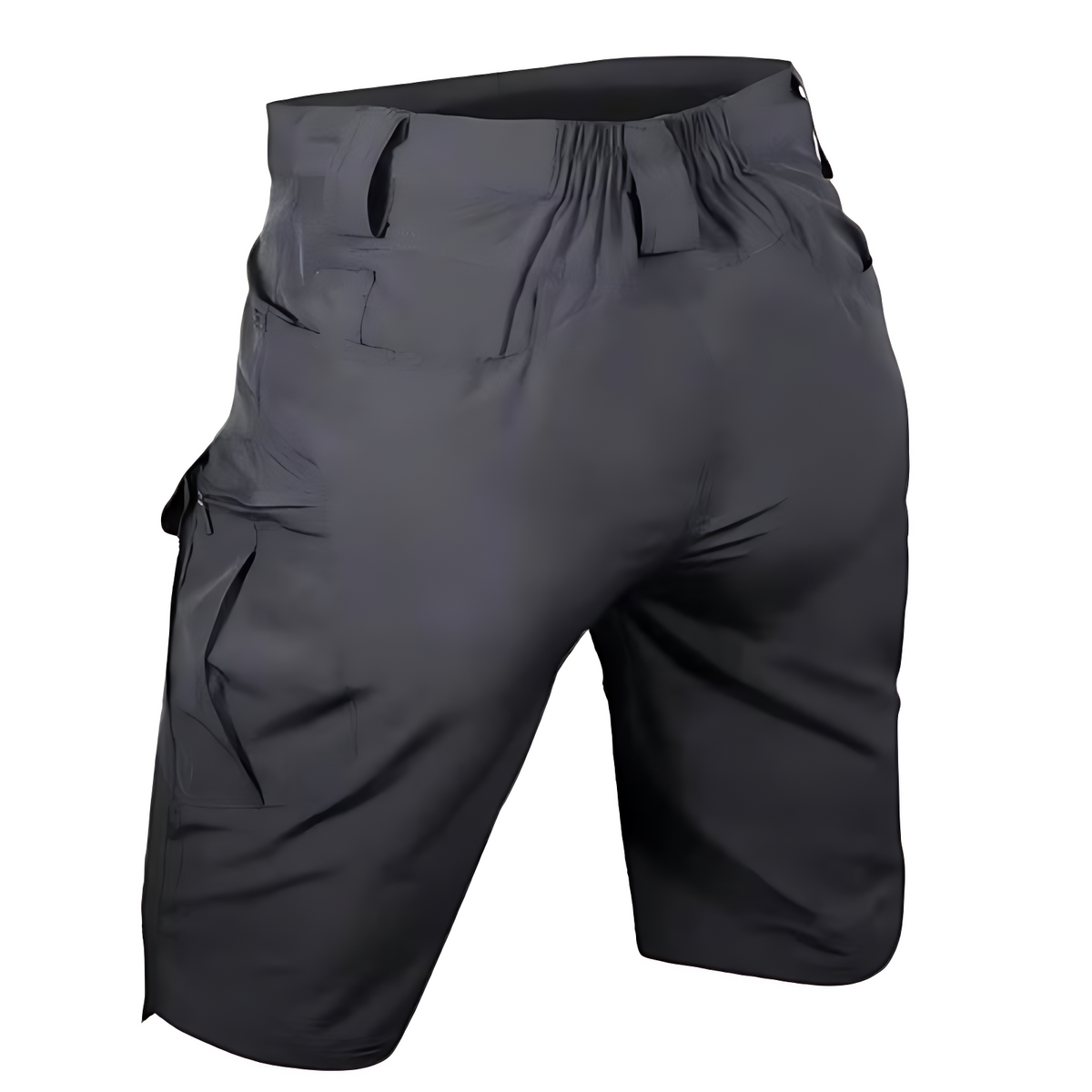 Black camo shorts