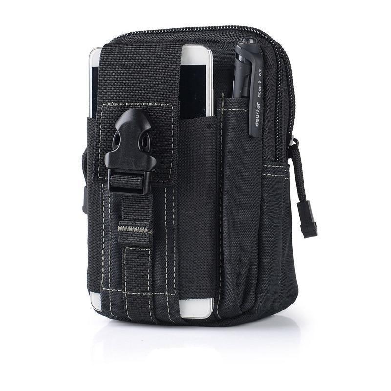 Bolso sobre verde militar
