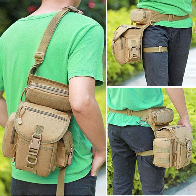 Bolso tactico militar para pierna