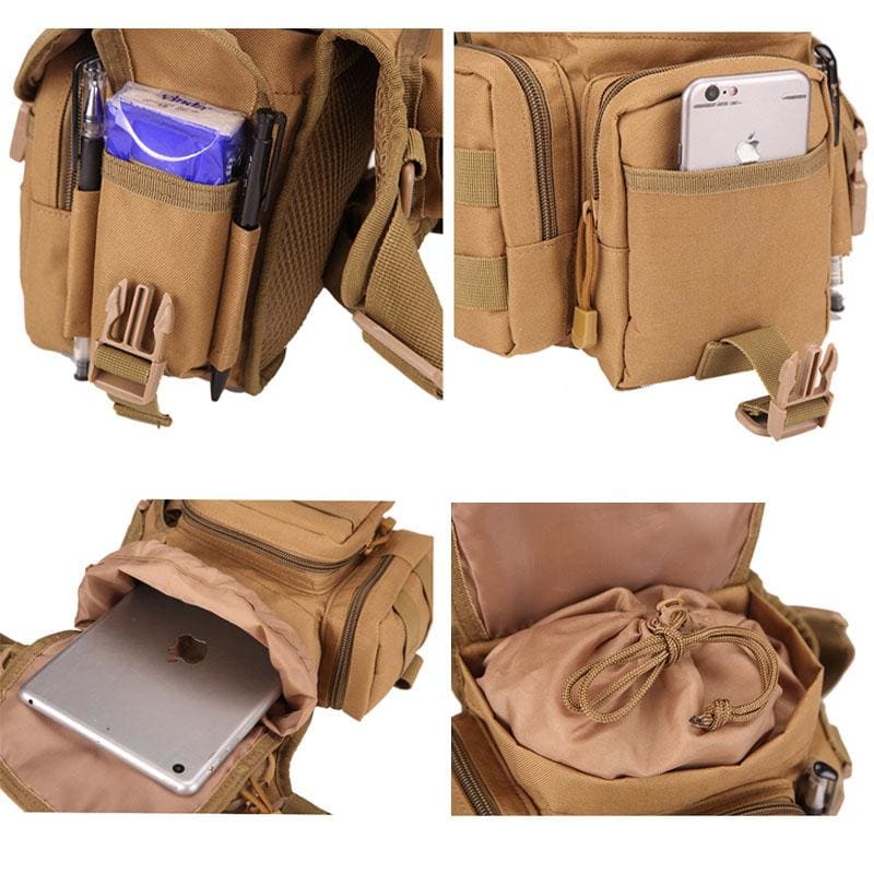 Bolso tactico militar para pierna