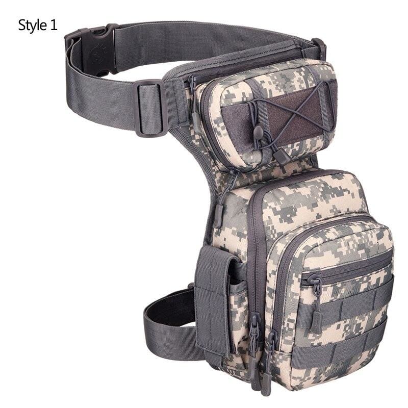 Bolso tactico militar para pierna