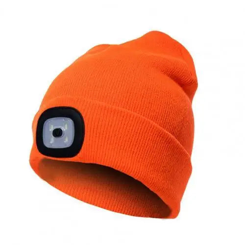 Bonnet avec lampe frontale