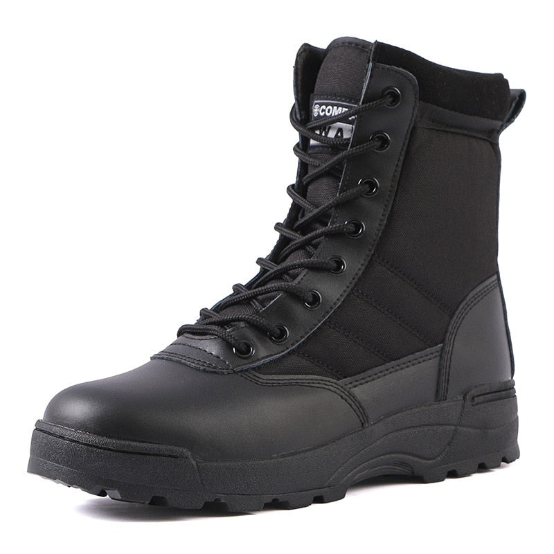 Bota alta militar mujer