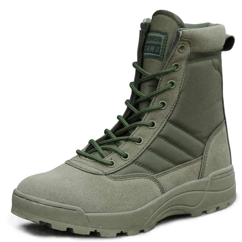 Bota alta militar mujer