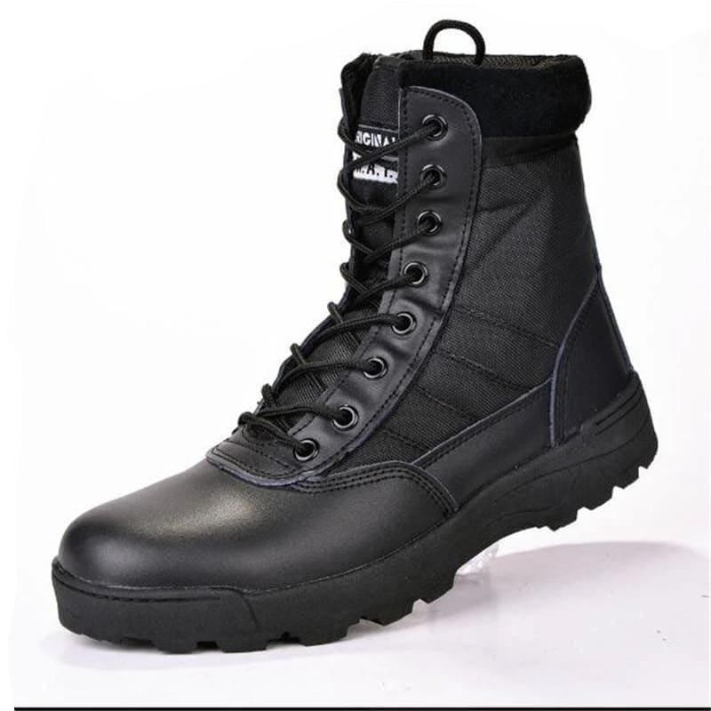 Bota estilo militar hombre