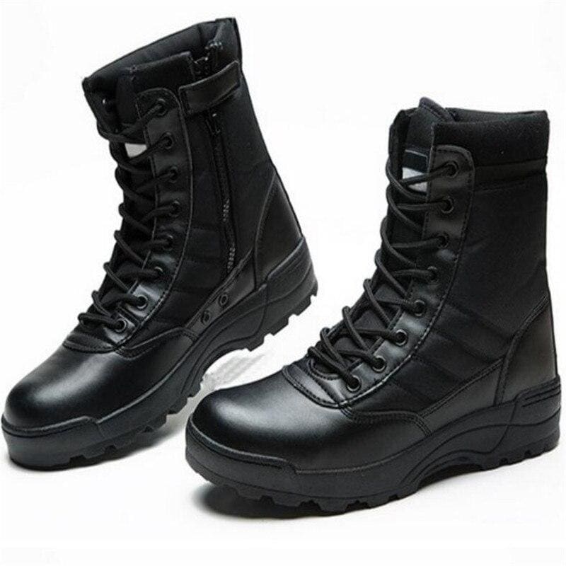 Bota estilo militar hombre