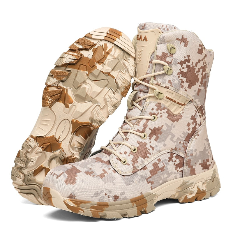 Bota militar hombre