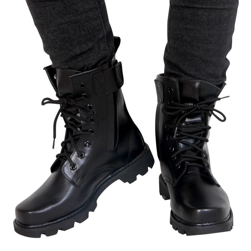 Bota militar mujer alta