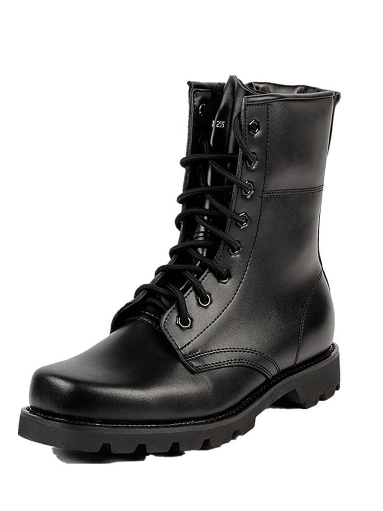 Bota militar mujer alta