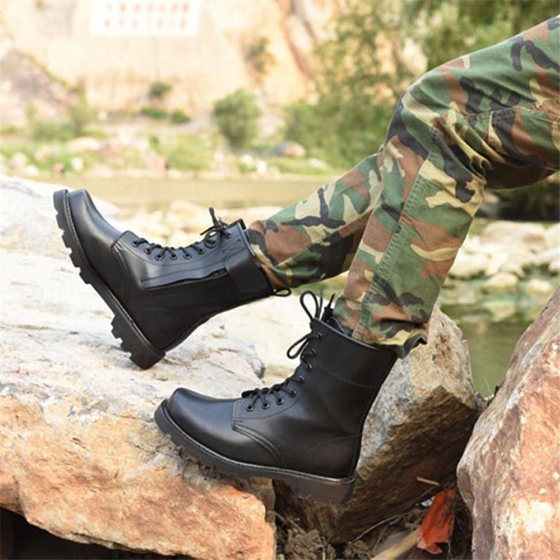 Bota militar mujer alta
