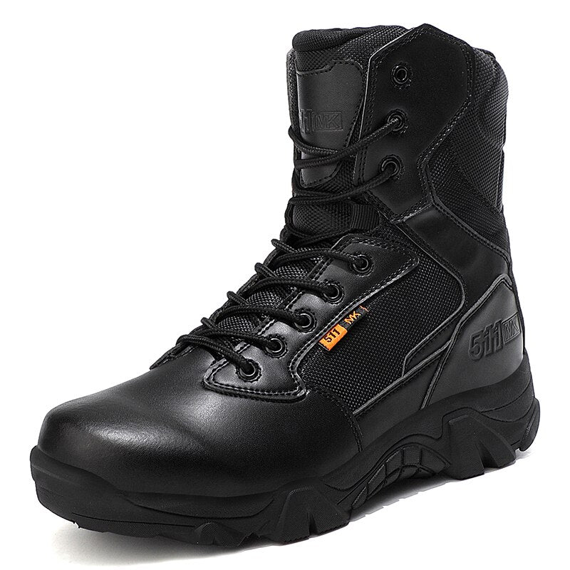 Bota militar mujer negro