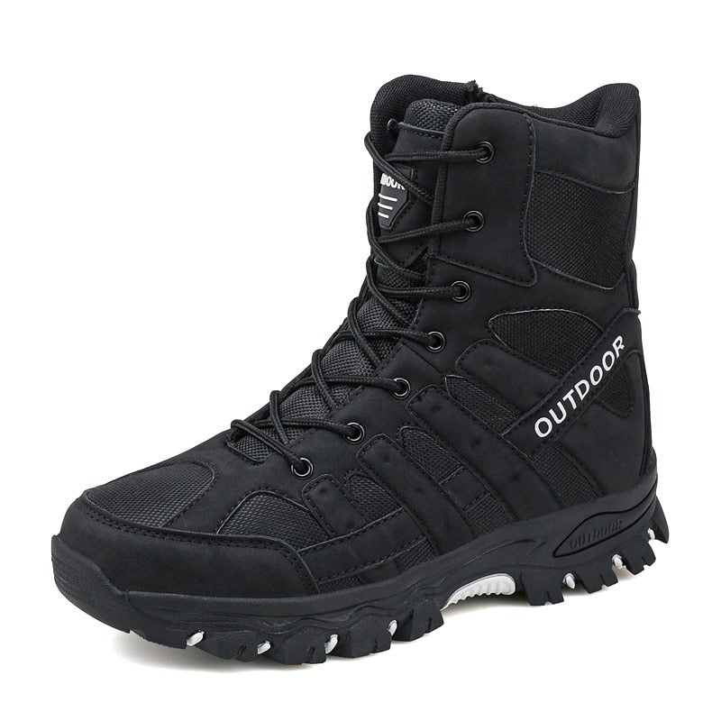 Bota militar para hombre