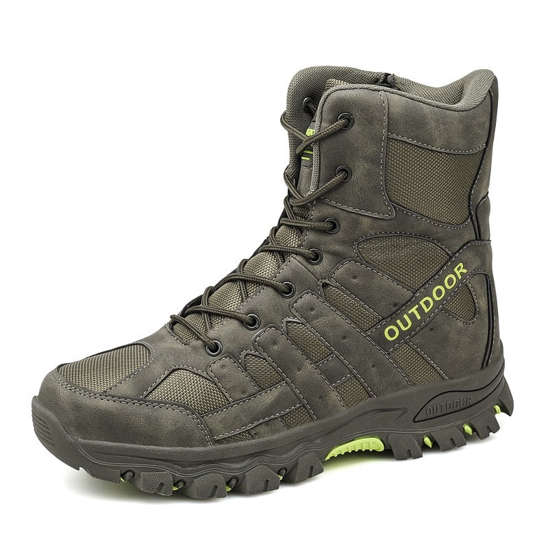 Bota militar para hombre