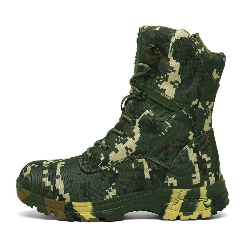 Bota tipo militar hombre