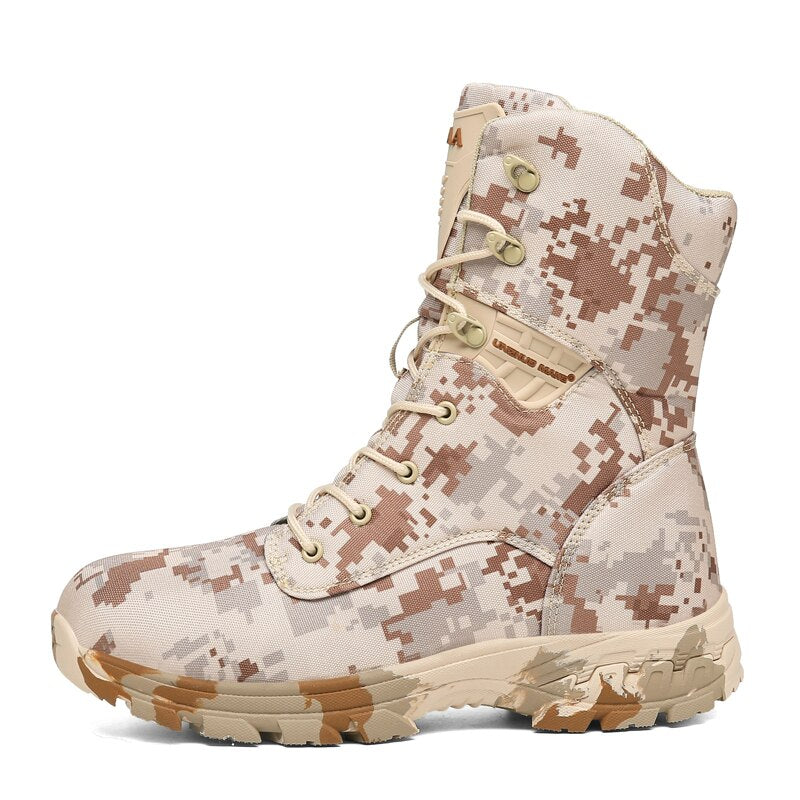 Bota tipo militar hombre