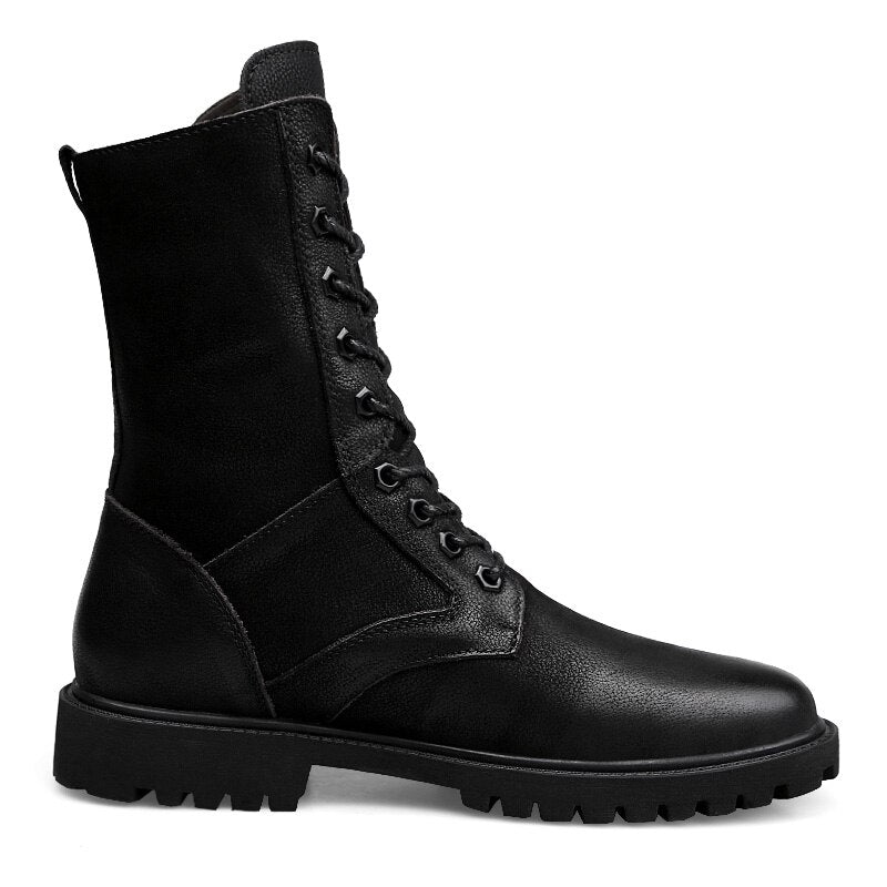 Botas altas militar hombre